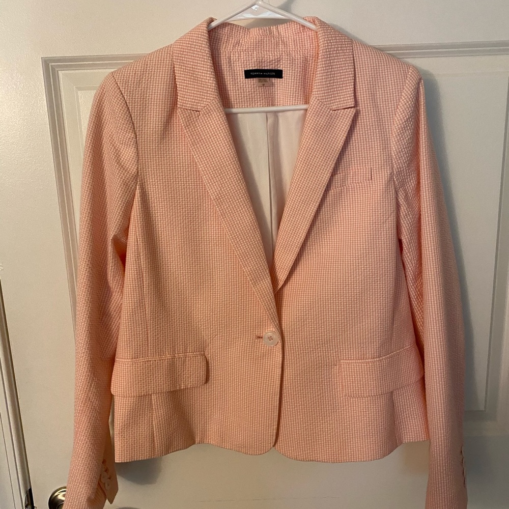 NWOT Tommy Hilfiger seersucker blazer